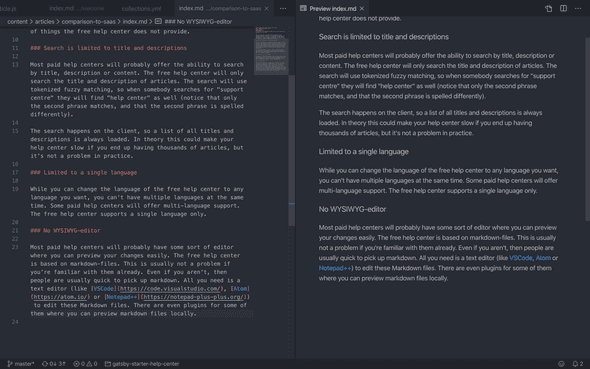 Screenshot of markdown preview in VSCode Screenshot of markdown preview in VSCode