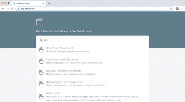 Screenshot of search Screenshot of search